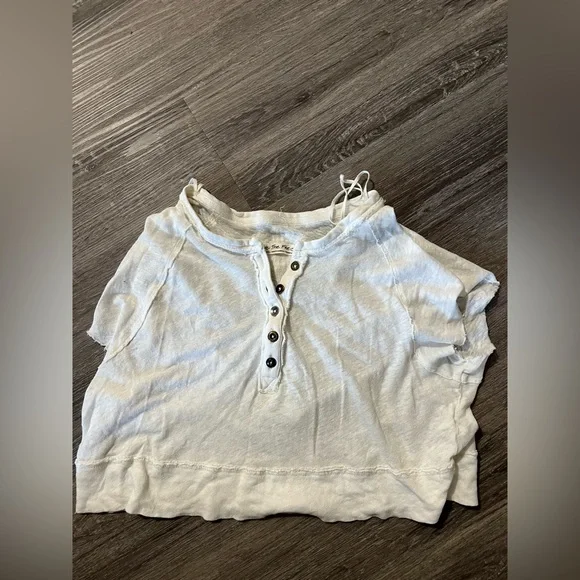 We The Free Cream Knit Top - Picture 1 of 5